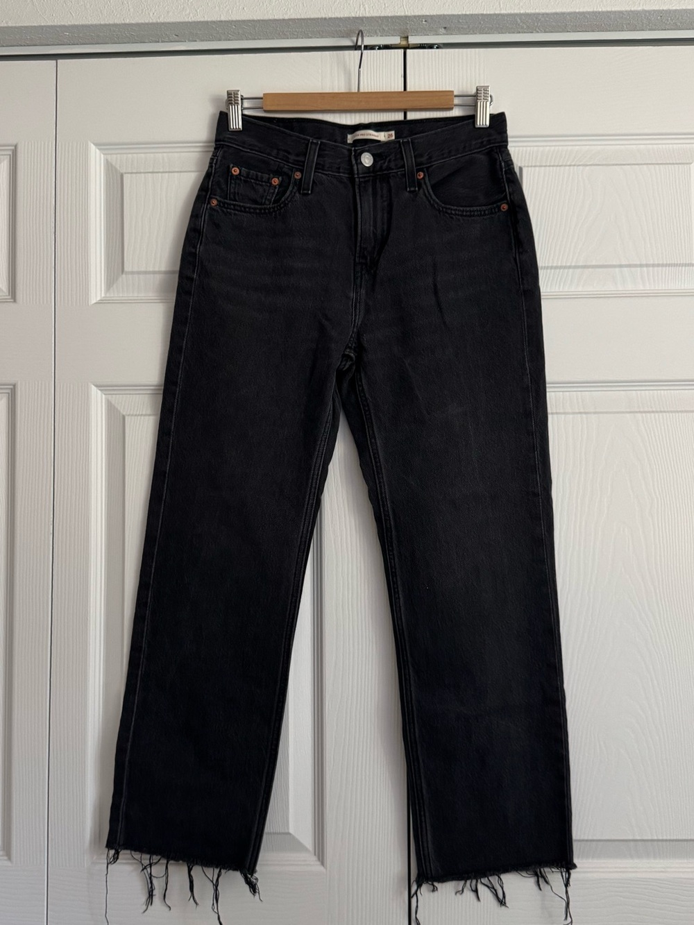 Levi’s Low Pro Straight Jeans - Raw Hem